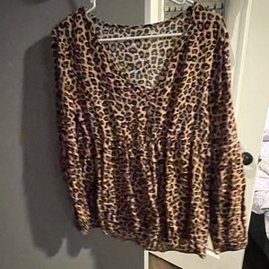 Women’s cheetah top
